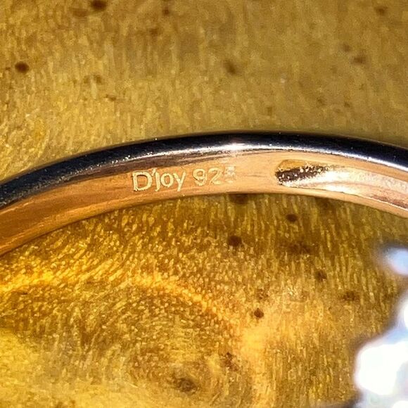 Natural Rose de France Amethyst Sterling Silver Cocktail Ring Size 10.5 - Picture 6 of 9